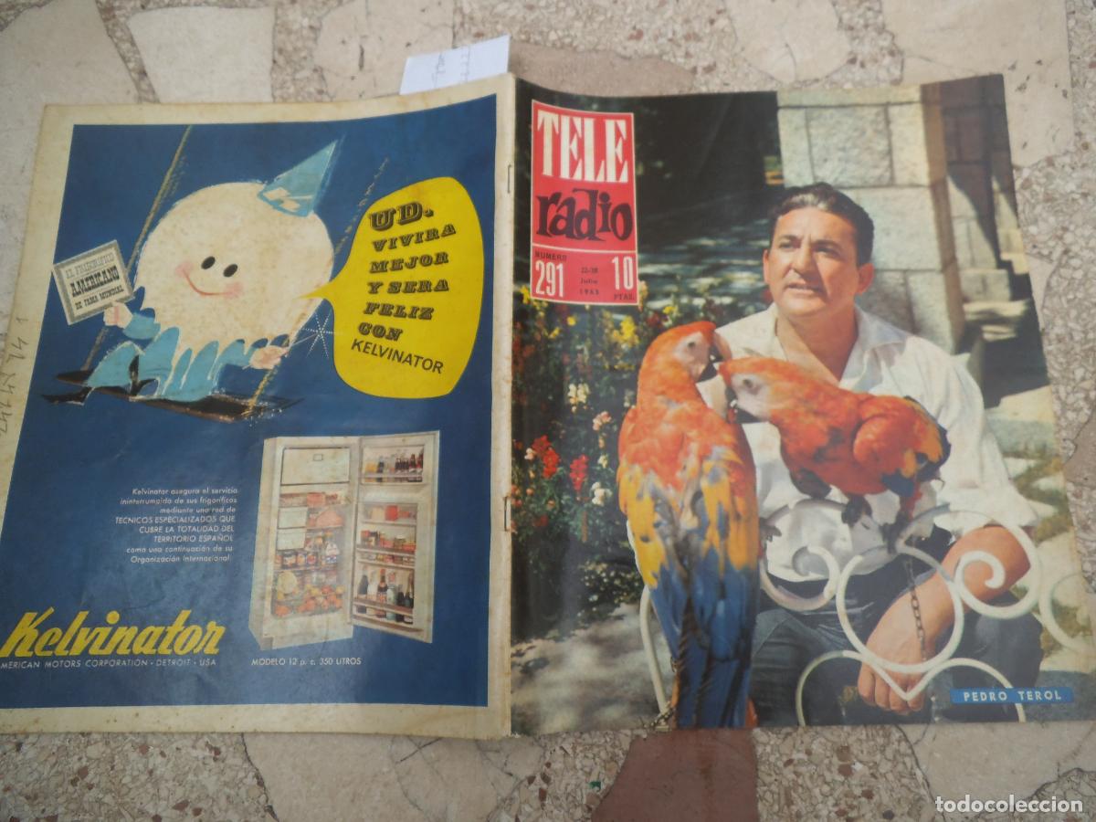 Coleccionismo de revistas y peri&oacute;dicos: tele radio n&ordm; 291. 1963, xavier cugat, luisa ortega, david cubedo, ricardo palmerola