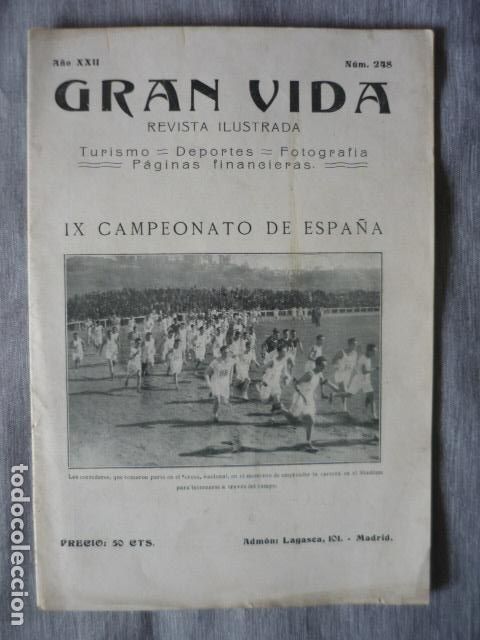 Coleccionismo de revistas y peri&oacute;dicos: GRAN VIDA REVISTA ILUSTRADA TURISMO DEPORTES FOTOGRAFIA N&ordm; 248