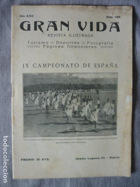 Coleccionismo de revistas y peri&oacute;dicos: GRAN VIDA REVISTA ILUSTRADA TURISMO DEPORTES FOTOGRAFIA N&ordm; 248