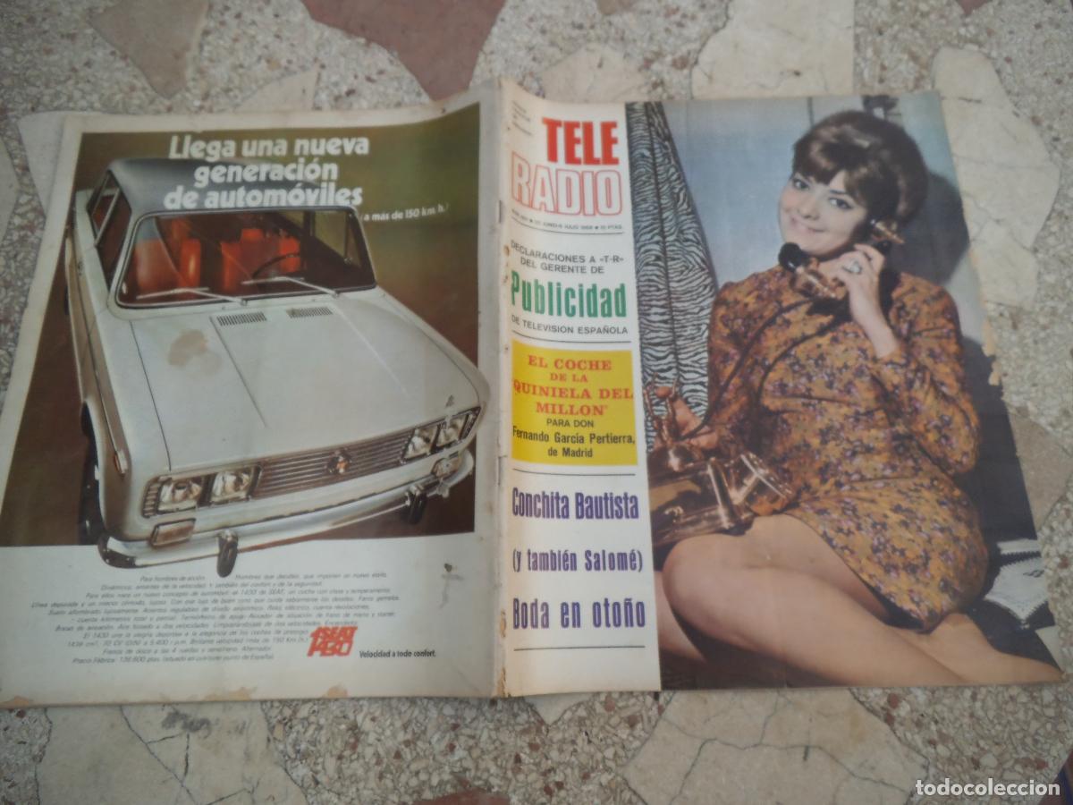 Coleccionismo de revistas y peri&oacute;dicos: tele radio n&ordm; 601. 1969, encarna sanchez, conchita bautista, lazarov, espa&ntilde;a viva, estrellita castro