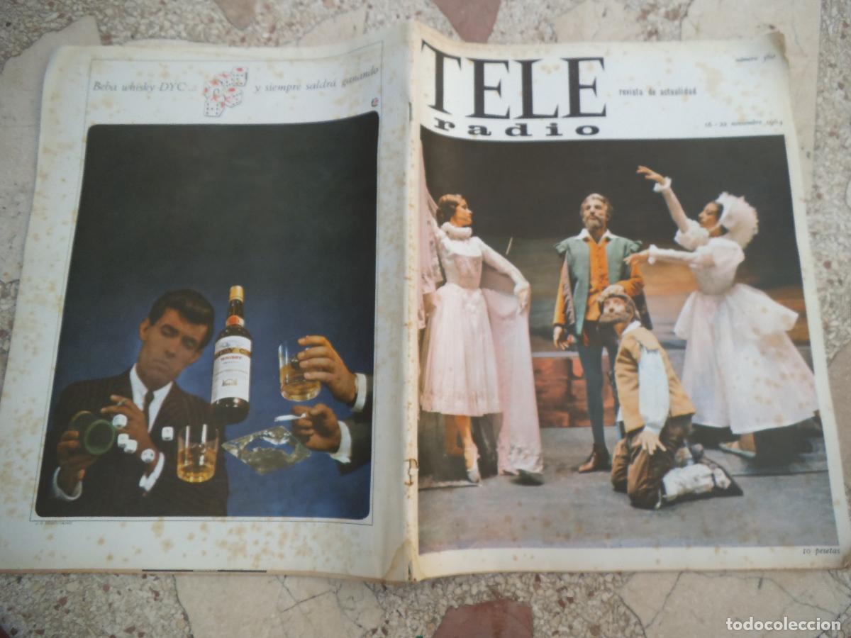 Coleccionismo de revistas y peri&oacute;dicos: tele radio n&ordm; 360. 1964, cole porter, cantinflas, encuesta t r
