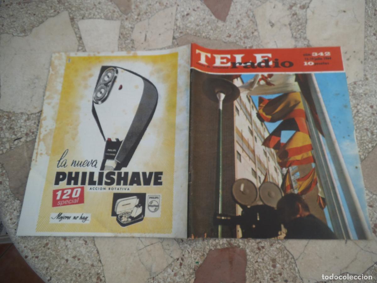 Coleccionismo de revistas y peri&oacute;dicos: tele radio n&ordm; 342. 1964, 25 a&ntilde;os de paz en los hogares espa&ntilde;oles, agustin lara, deborah kerr