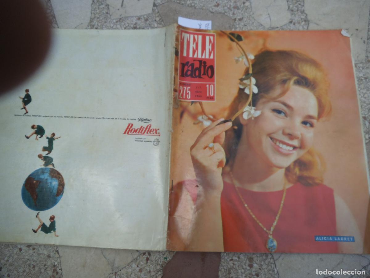 Coleccionismo de revistas y peri&oacute;dicos: tele radio n&ordm; 275. 1963, elvira quintilla, eurovision, jose maria escuer,