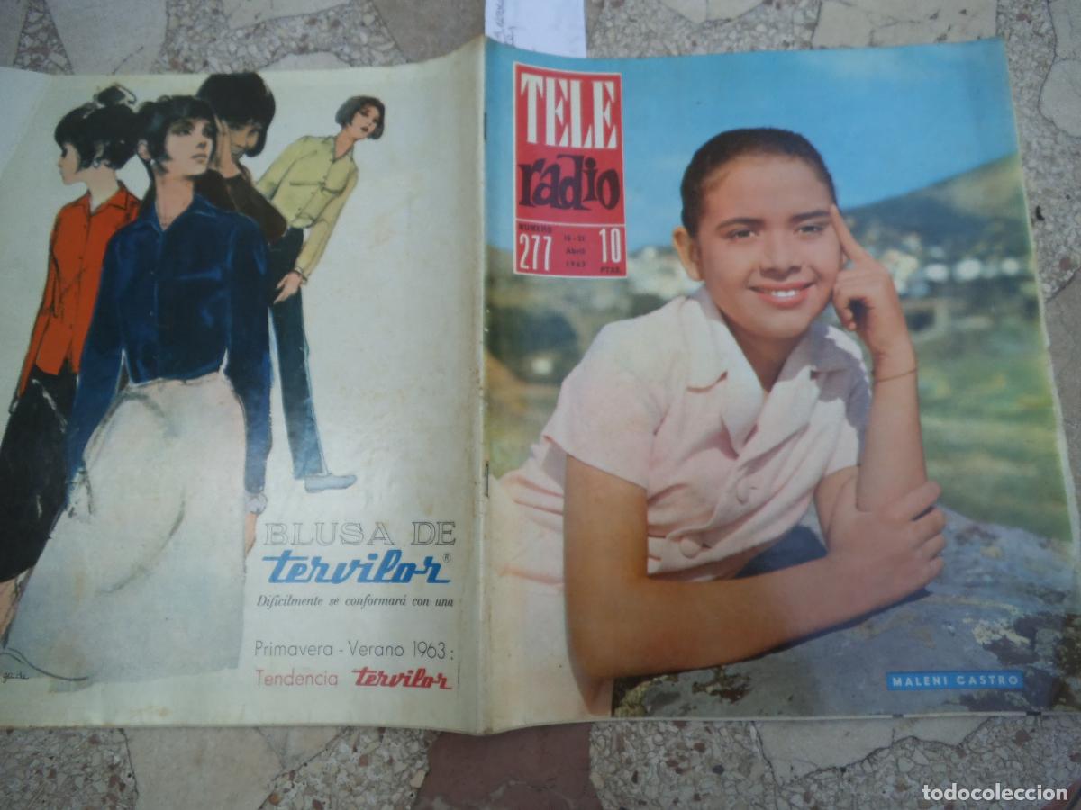 Coleccionismo de revistas y peri&oacute;dicos: tele radio n&ordm; 277, 1963, gabriela ortega, deportes, angel fernandez, cid charisse