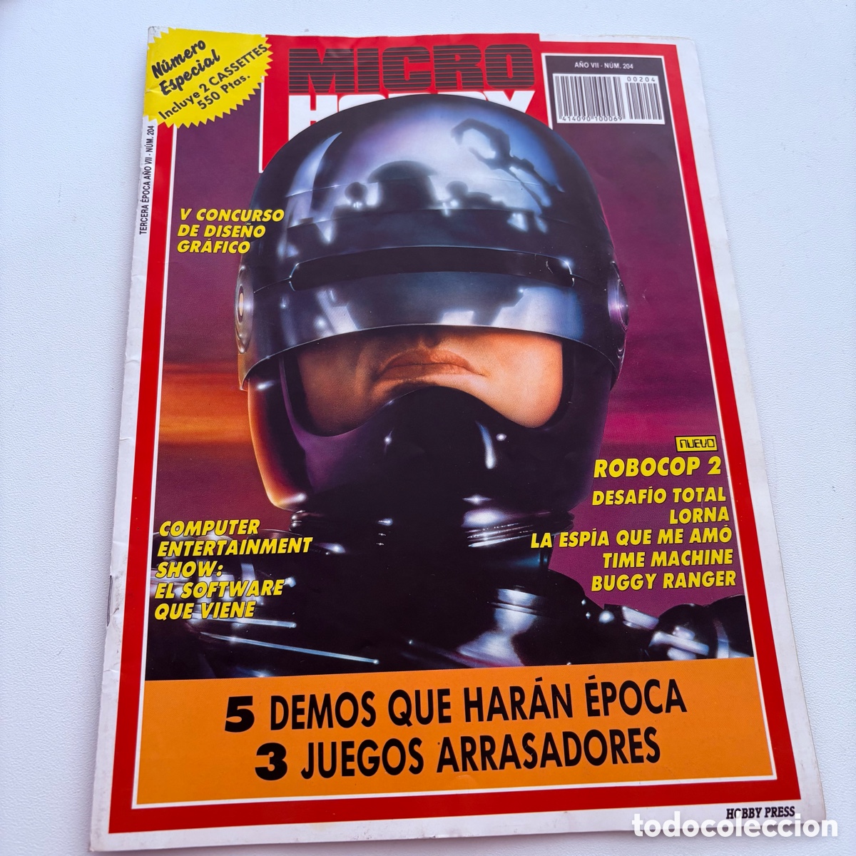 Coleccionismo de revistas y peri&oacute;dicos: Revista microhobby micro hobby n&ordm; 204
