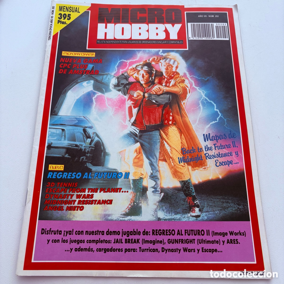 Coleccionismo de revistas y peri&oacute;dicos: Revista microhobby micro hobby n&ordm; 202