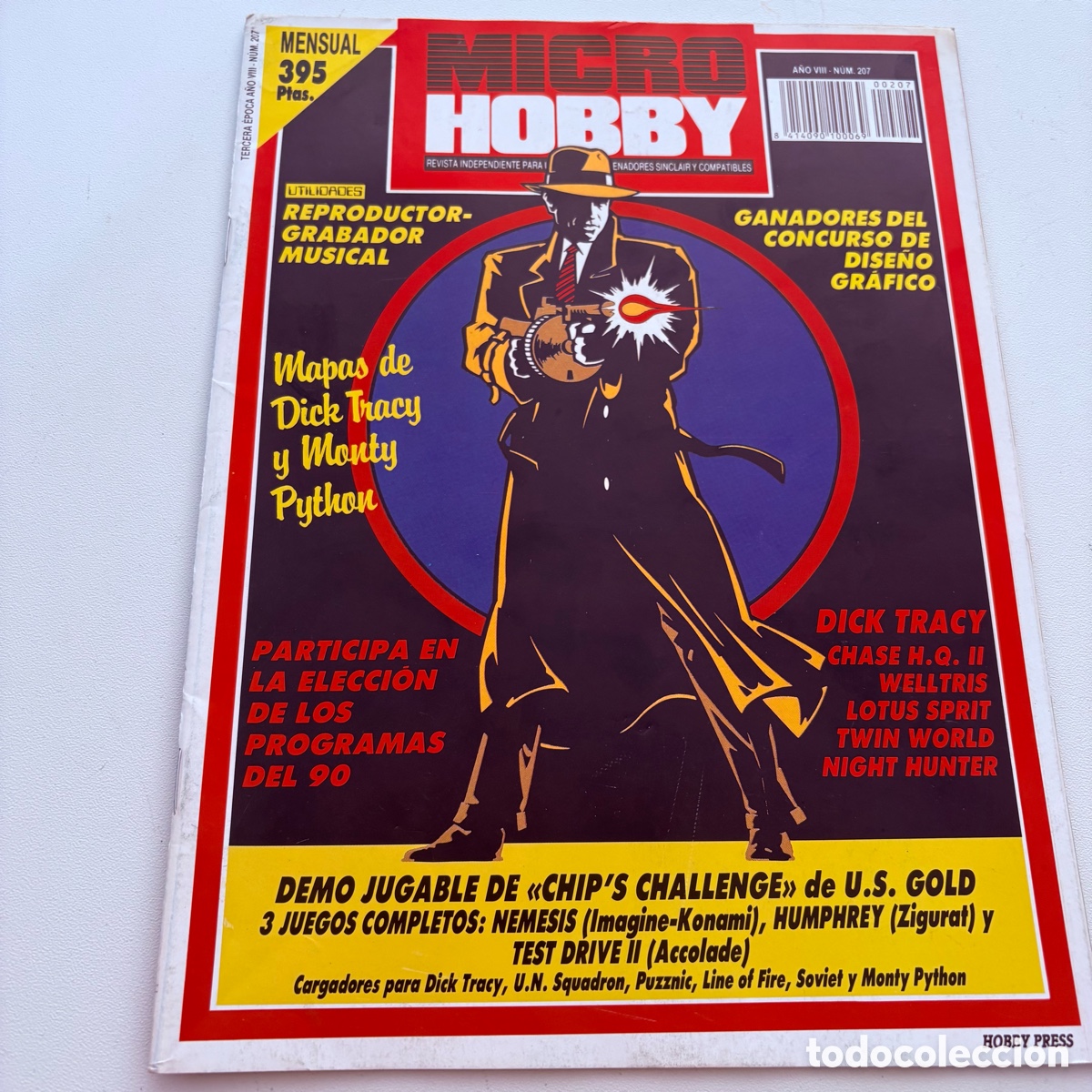 Coleccionismo de revistas y peri&oacute;dicos: Revista microhobby micro hobby n&ordm; 207
