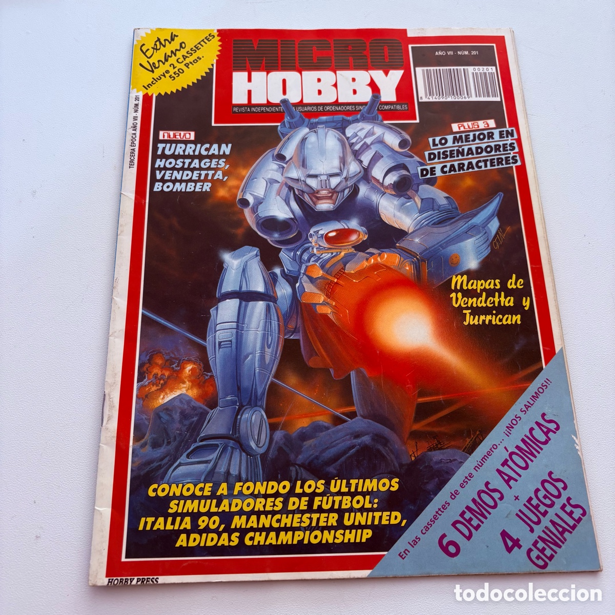 Coleccionismo de revistas y peri&oacute;dicos: Revista microhobby micro hobby n&ordm; 201