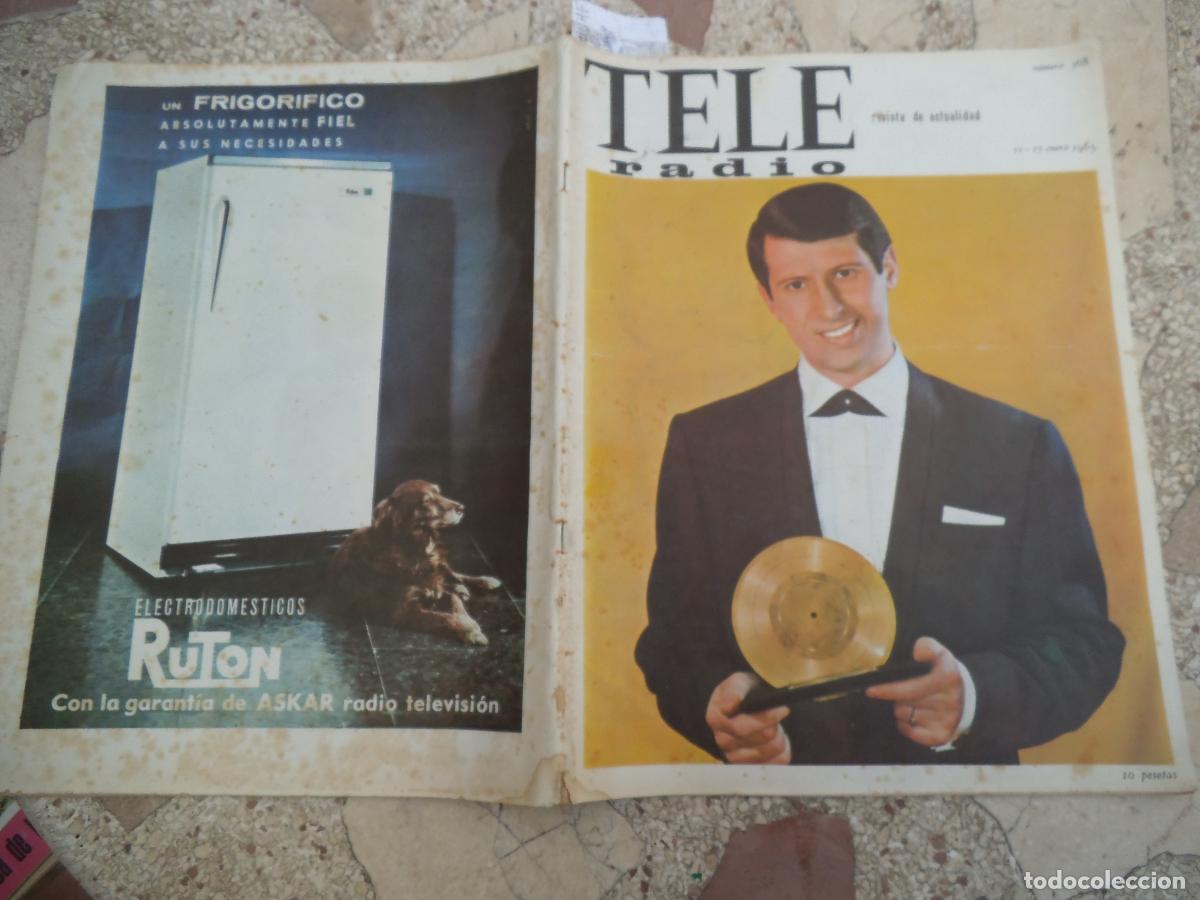 Coleccionismo de revistas y peri&oacute;dicos: tele radio n&ordm; 368, 1965, paquita rico, luis gardey, bachillerato rtv, horst buchholz