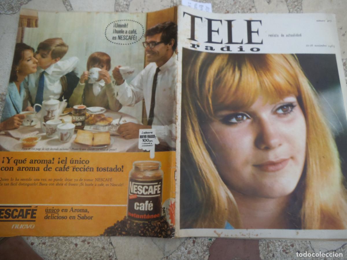 Coleccionismo de revistas y peri&oacute;dicos: tele radio n&ordm; 413, 1965, azorin, boris karloff, ponce de leon, tele color, nuria toray, el telefono