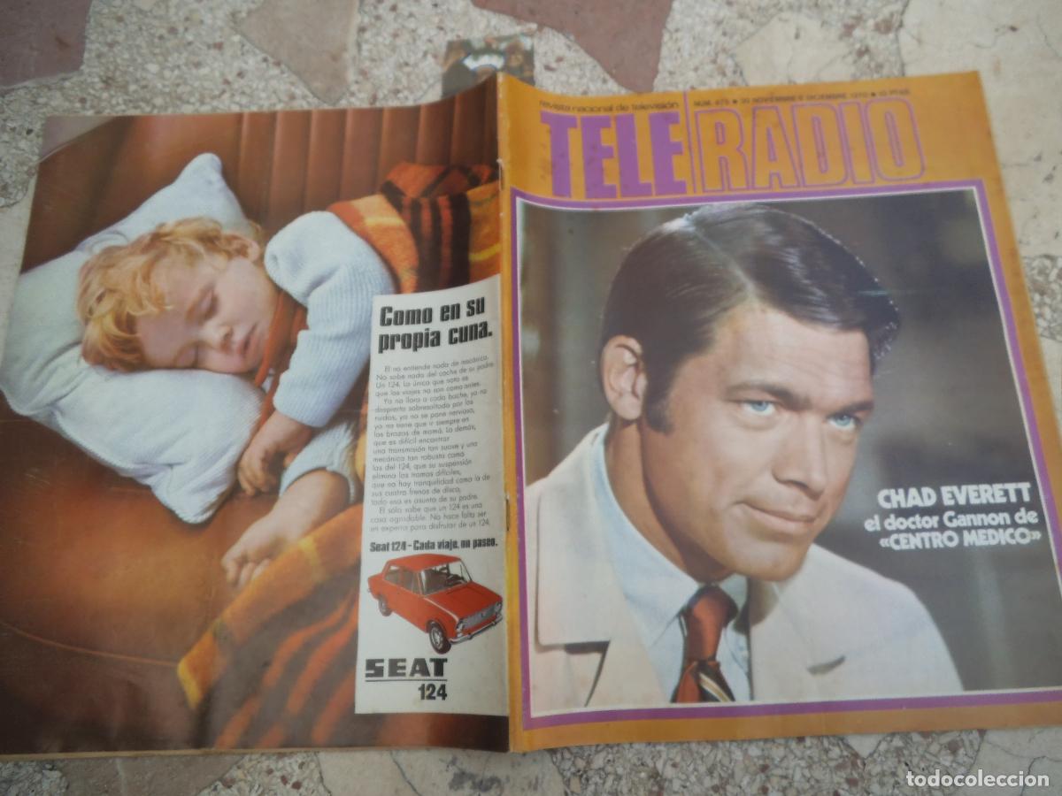 Coleccionismo de revistas y peri&oacute;dicos: tele radio n&ordm; 675, 1970, julio iglesias, los veraneantes, jaime morey, centro medico, ramon menal
