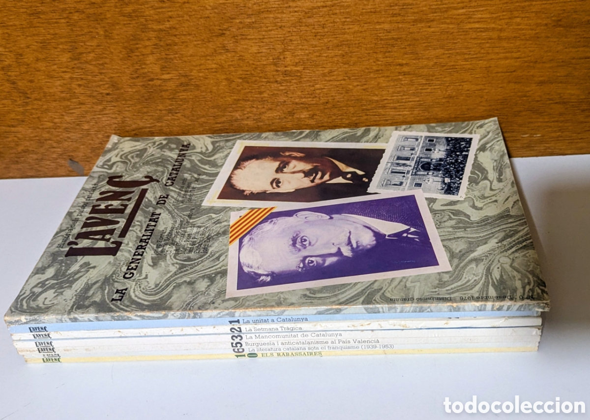 Coleccionismo de revistas y peri&oacute;dicos: Revista Aven&ccedil;. L'Aven&ccedil; 0 ,1 , 2 , 3 , 5 , 6 , 10 anys 1977 1978