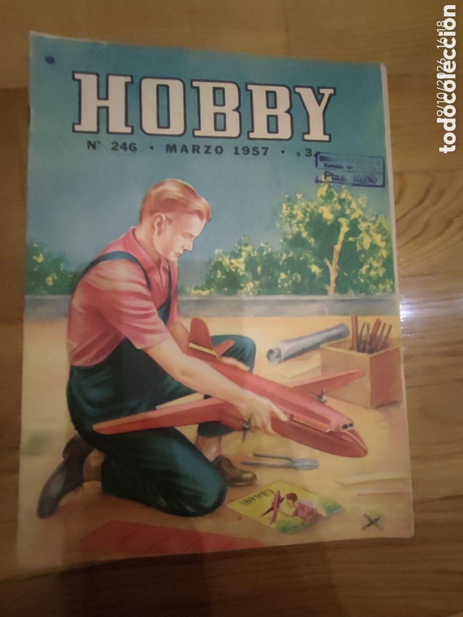 Coleccionismo de revistas y peri&oacute;dicos: Revista HOBBY N&ordm;246 Marzo 1957 Original - Modelismo - Suelta Colecci&oacute;n