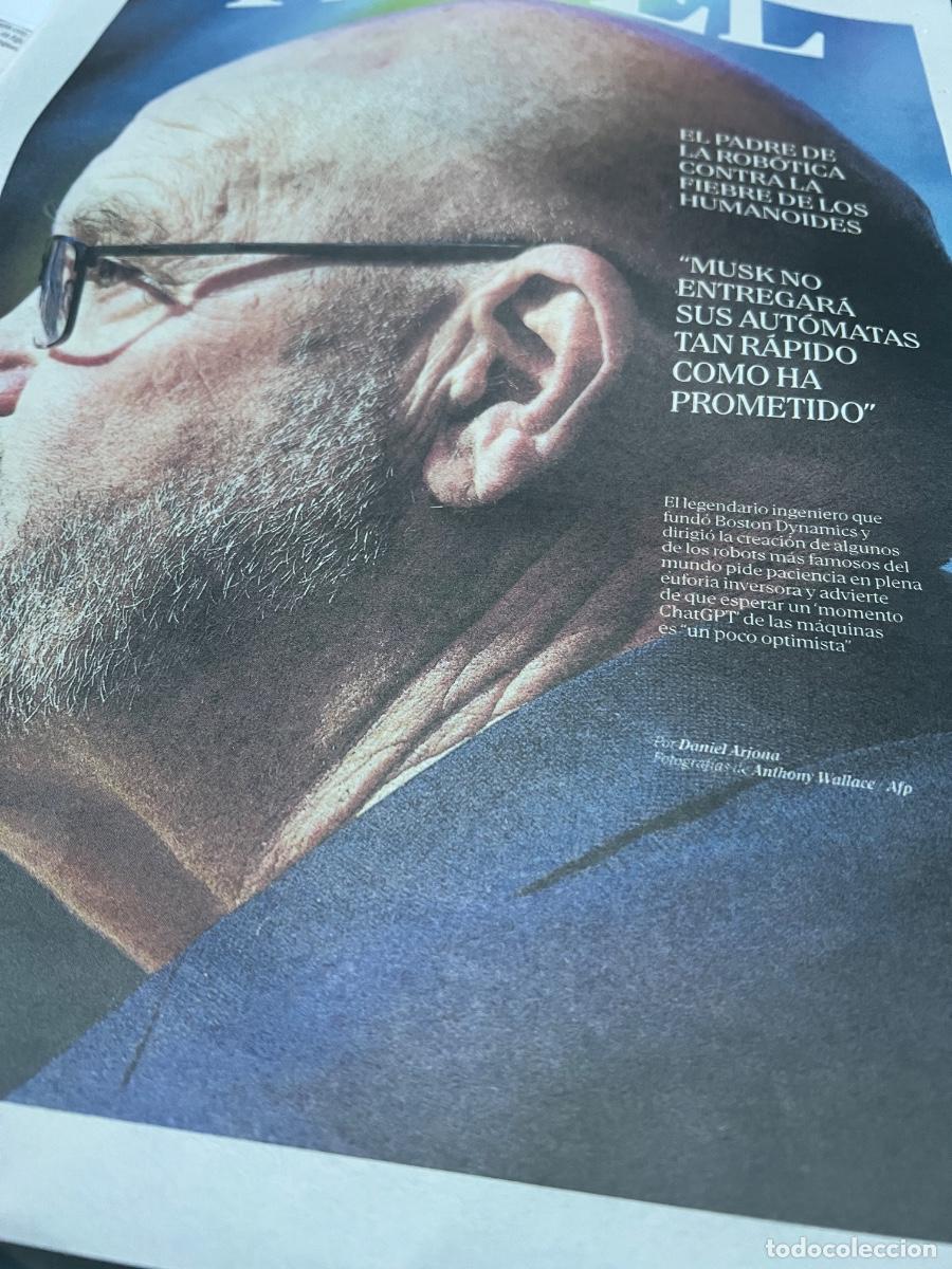 Colecionismo de Revistas e Jornais: Art&iacute;culo sobre ROB&Oacute;TICA. HUMANOIDES. MUSK MARC RAIBERT BOSTON DYNAMICS