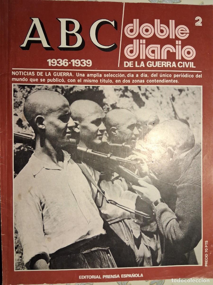 Coleccionismo de revistas y peri&oacute;dicos: DOBLE DIARIO DE LA GUERRA CIVIL , ABC, N&Uacute;MERO 2, EDITORIAL PRENSA ESPA&Ntilde;OLA.