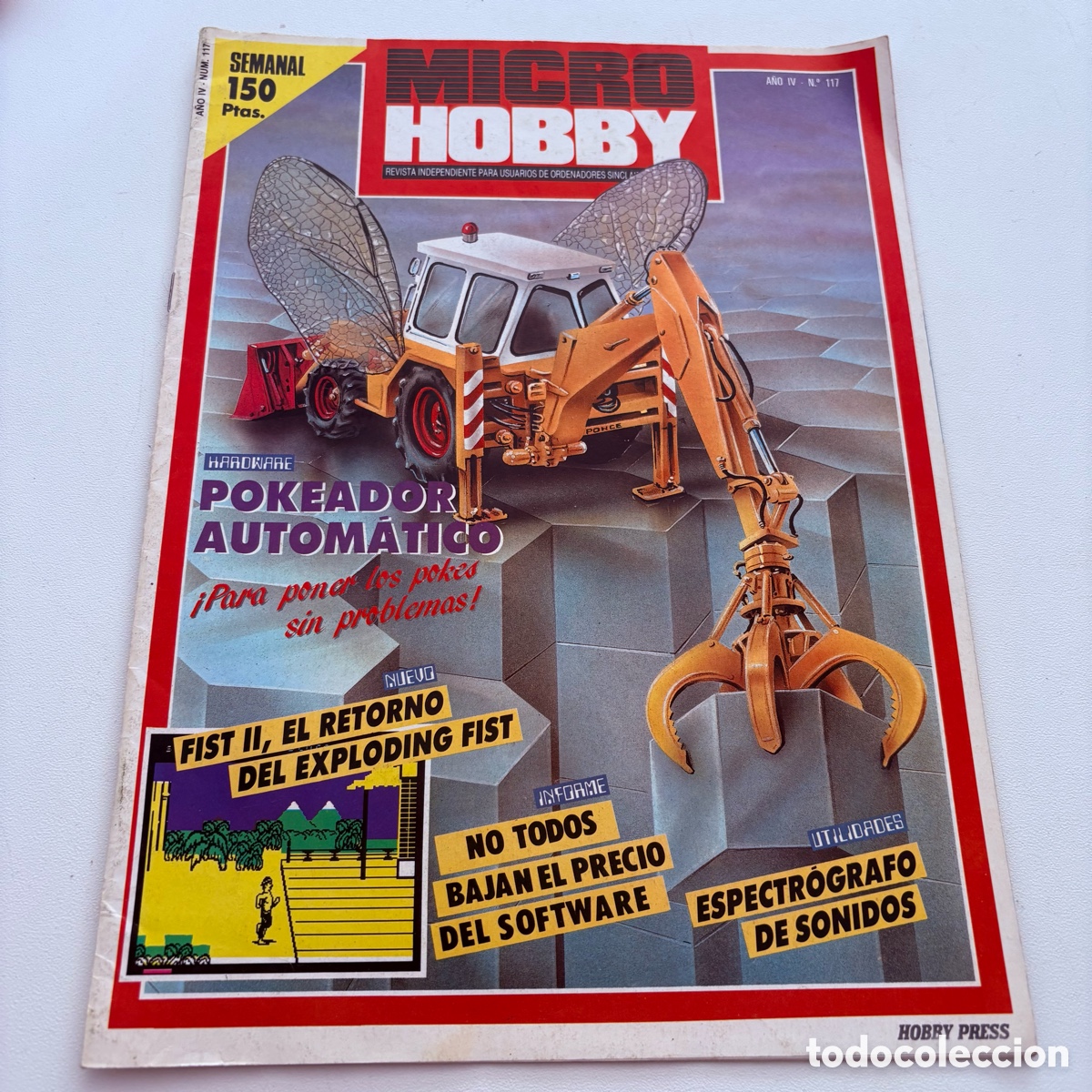 Coleccionismo de revistas y peri&oacute;dicos: Revista microhobby micro hobby n&ordm; 117