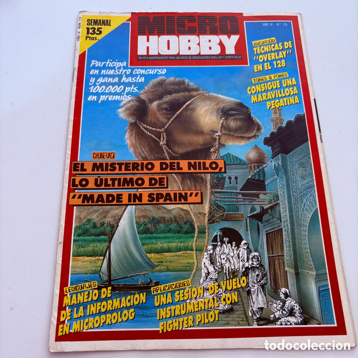 Coleccionismo de revistas y peri&oacute;dicos: Revista microhobby micro hobby n&ordm; 115