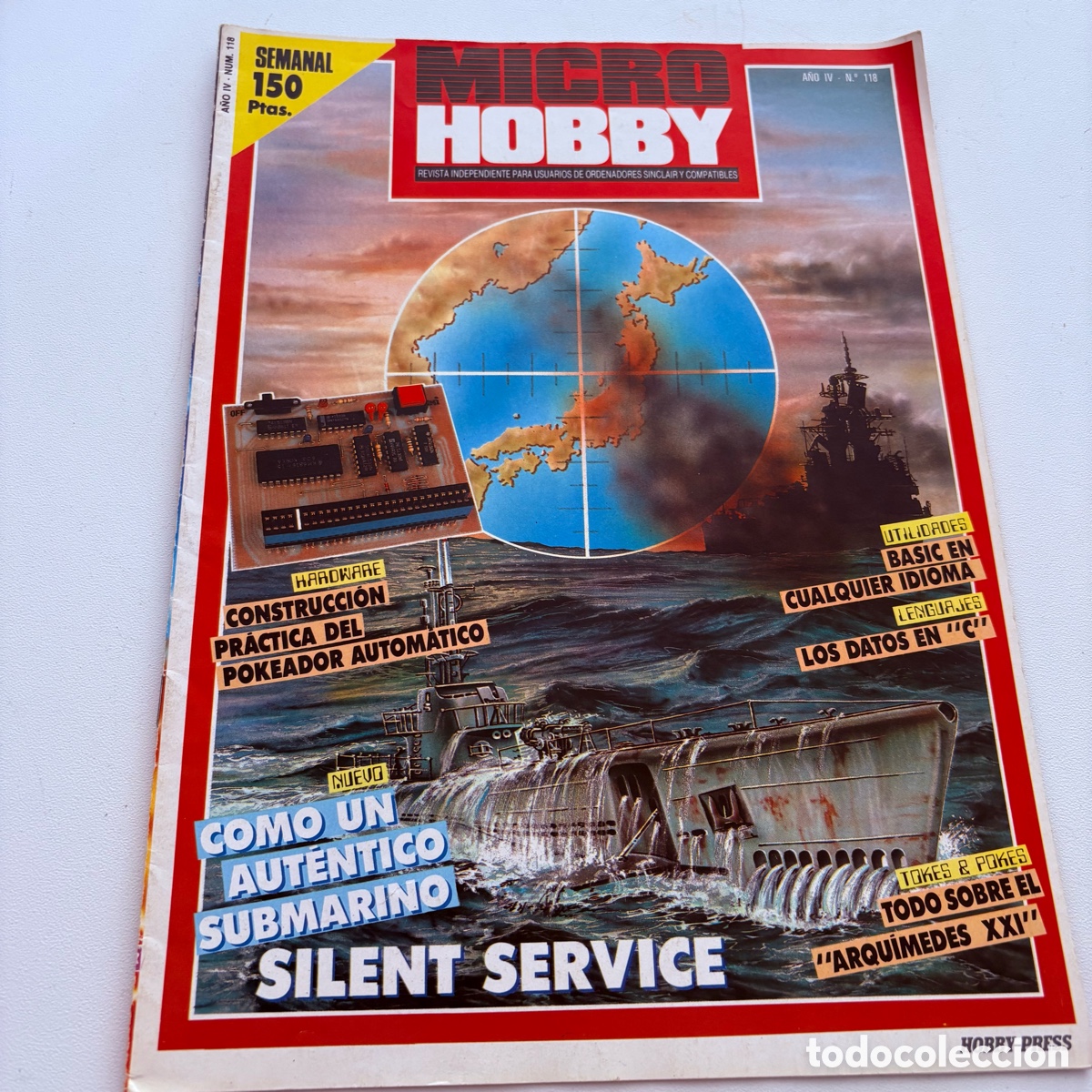 Coleccionismo de revistas y peri&oacute;dicos: Revista microhobby micro hobby n&ordm; 118