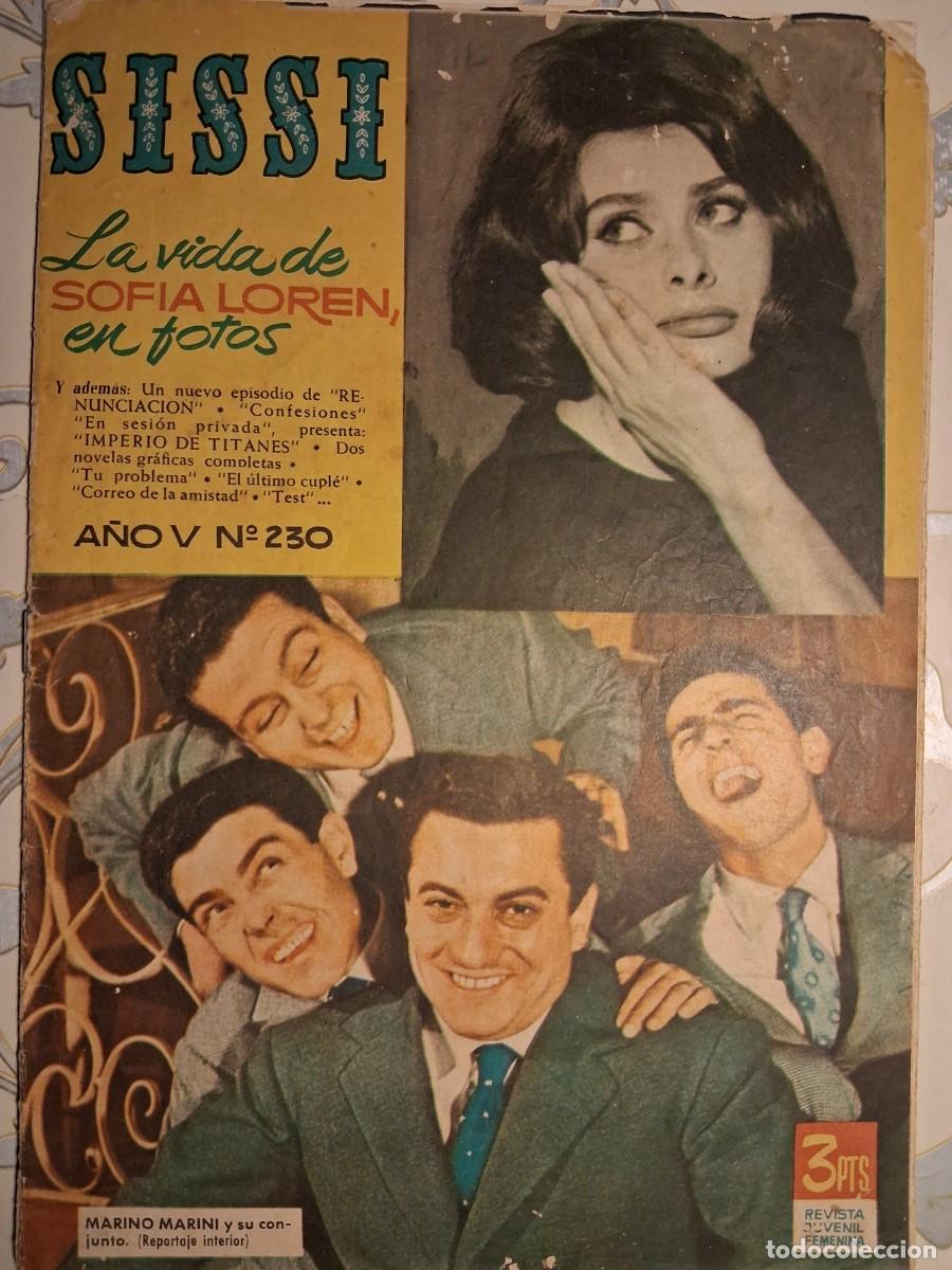 Coleccionismo de revistas y peri&oacute;dicos: REVISTA JUVENIL FEMENINA SISSI. SOF&Iacute;A LOREN.