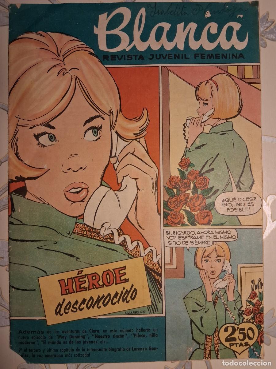 Coleccionismo de revistas y peri&oacute;dicos: REVISTA JUVENIL FEMENINA BLANCA.