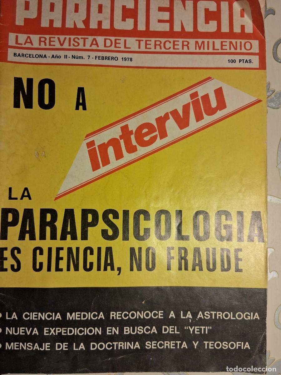 Collection Magazines and Newspapers: REVISTA PARACIENCIA, LA REVISTA DEL TERCER MILENIO, ENERO 1978, N&Uacute;MERO 7.
