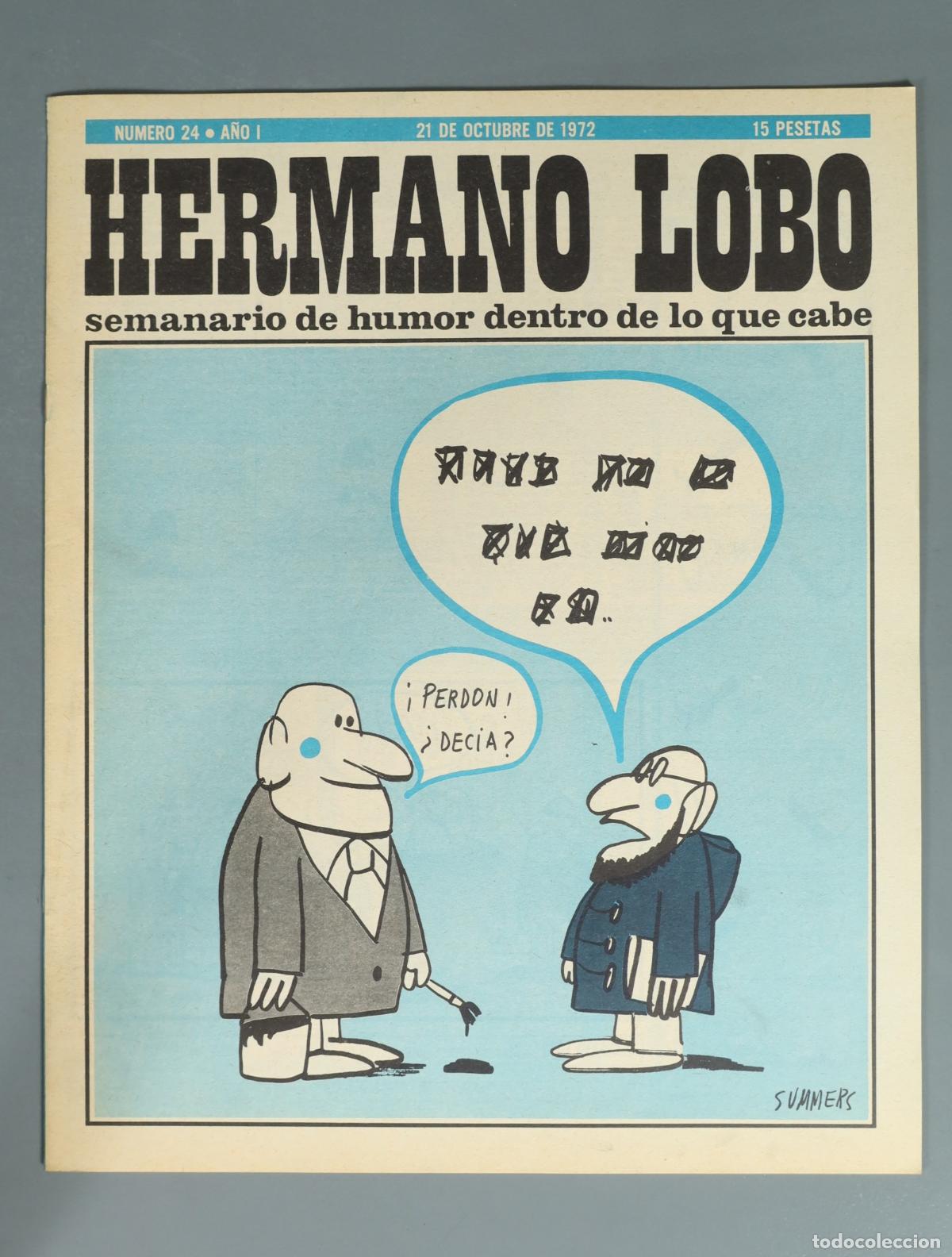 Coleccionismo de revistas y peri&oacute;dicos: REVISTA. Hermano Lobo - Numero 24