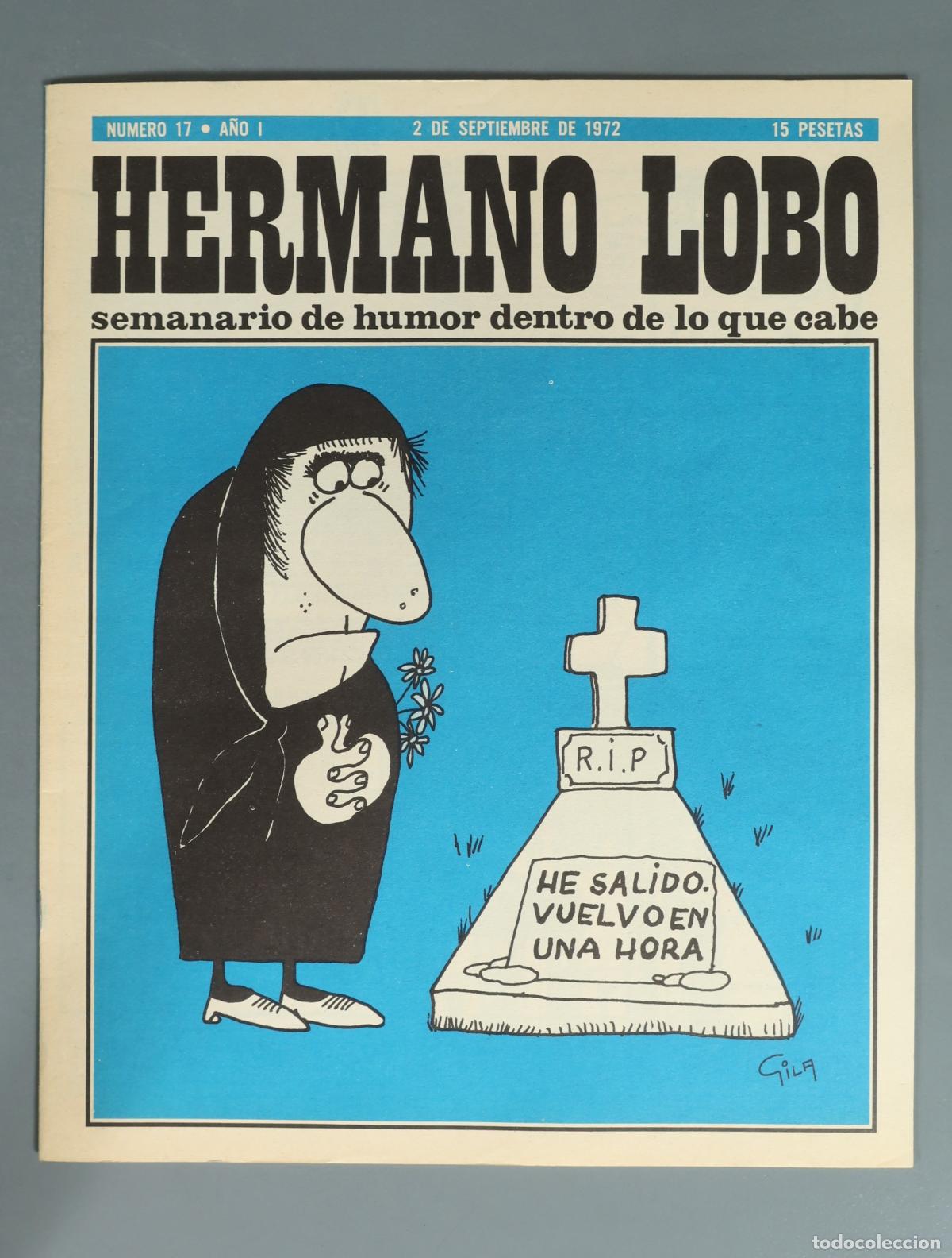 Coleccionismo de revistas y peri&oacute;dicos: REVISTA. Hermano Lobo - Semanario de humor dentro de lo que cabe 17