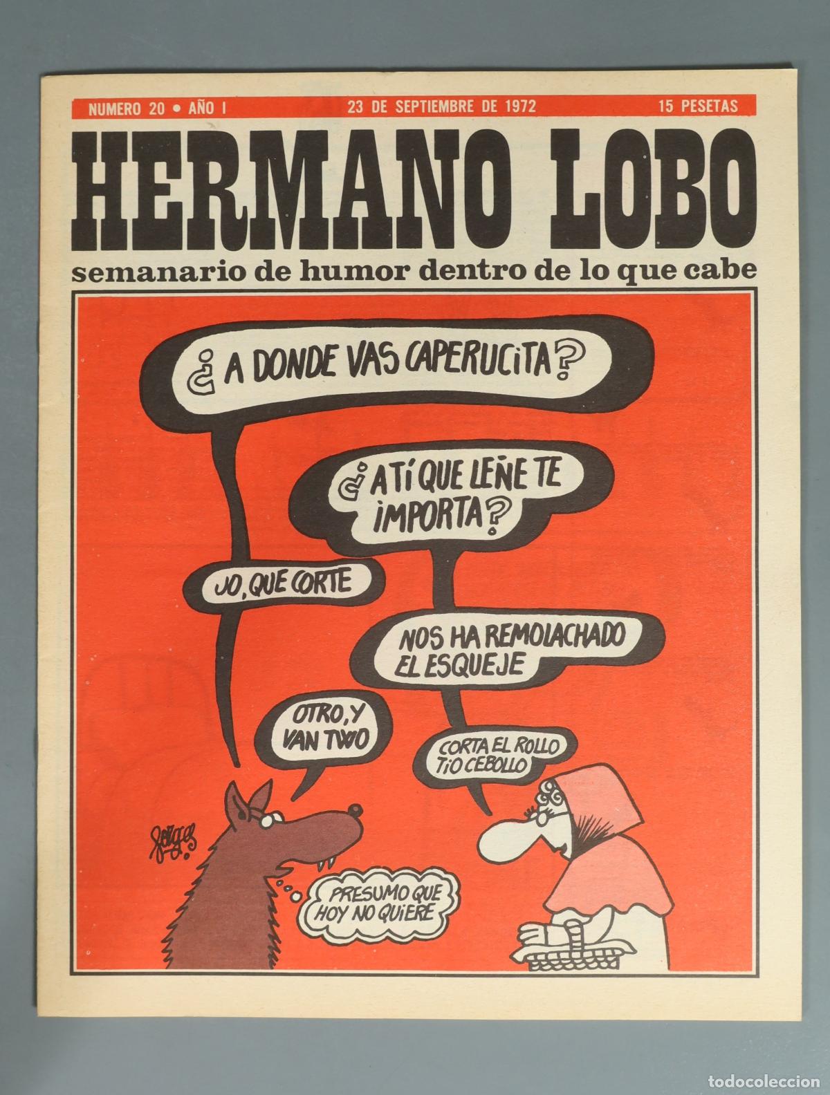 Coleccionismo de revistas y peri&oacute;dicos: REVISTA. Hermano Lobo 20