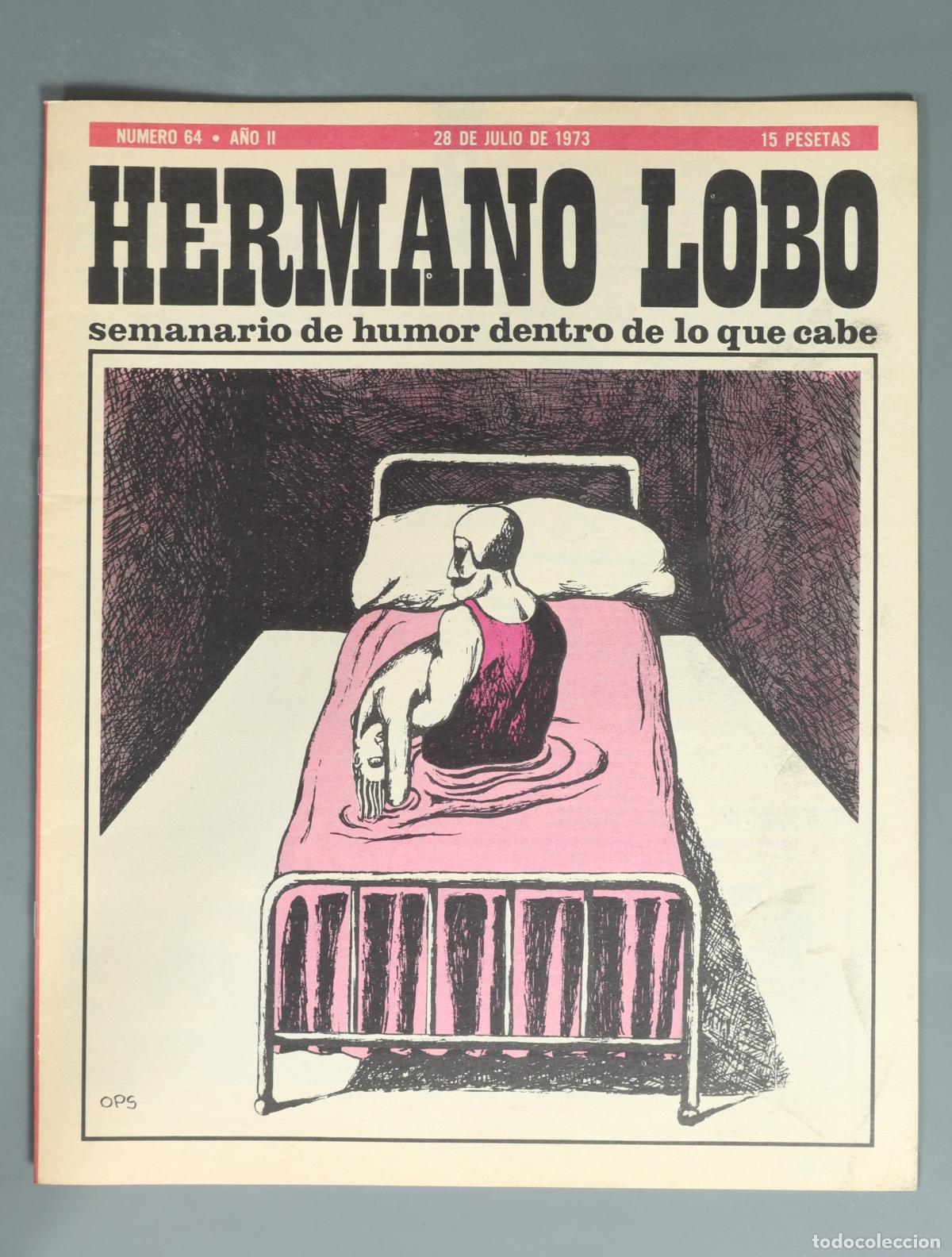 Coleccionismo de revistas y peri&oacute;dicos: REVISTA. Hermano Lobo - Semanario de humor dentro de lo que cabe 64