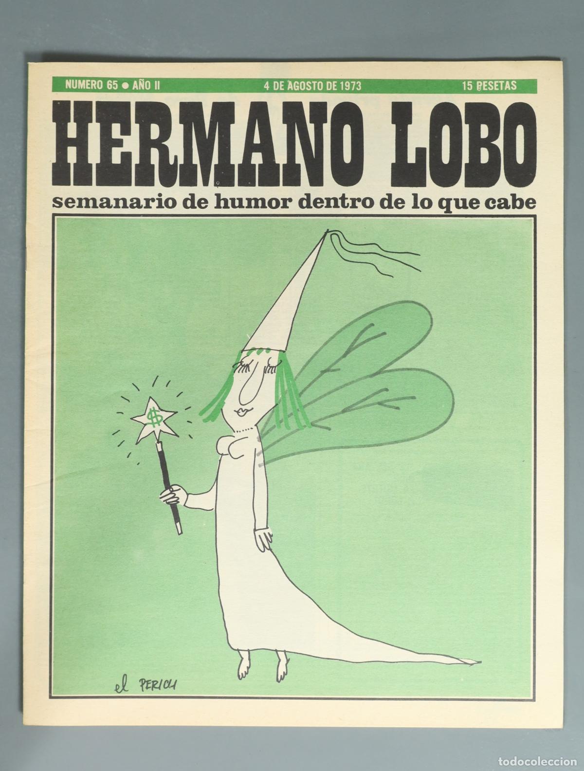 Coleccionismo de revistas y peri&oacute;dicos: REVISTA. Hermano Lobo - Semanario de humor dentro de lo que cabe 65
