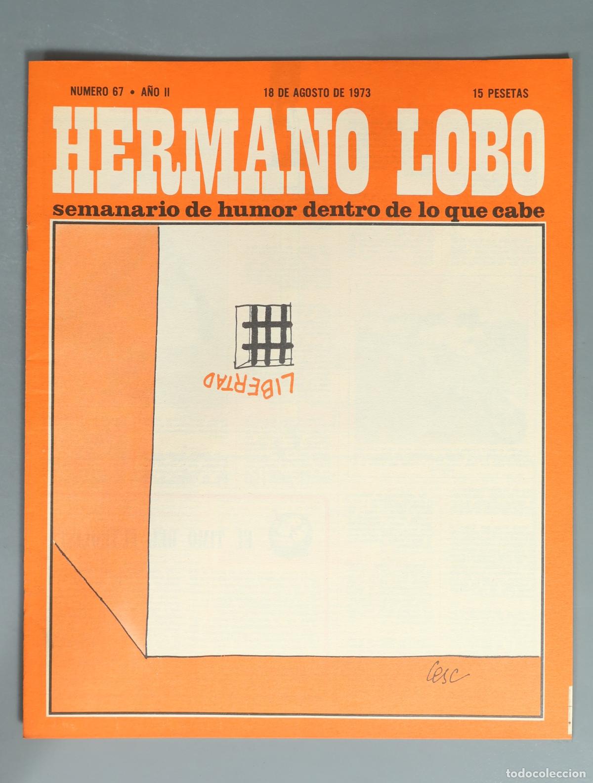 Coleccionismo de revistas y peri&oacute;dicos: REVISTA. Hermano Lobo - Semanario de humor dentro de lo que cabe 67