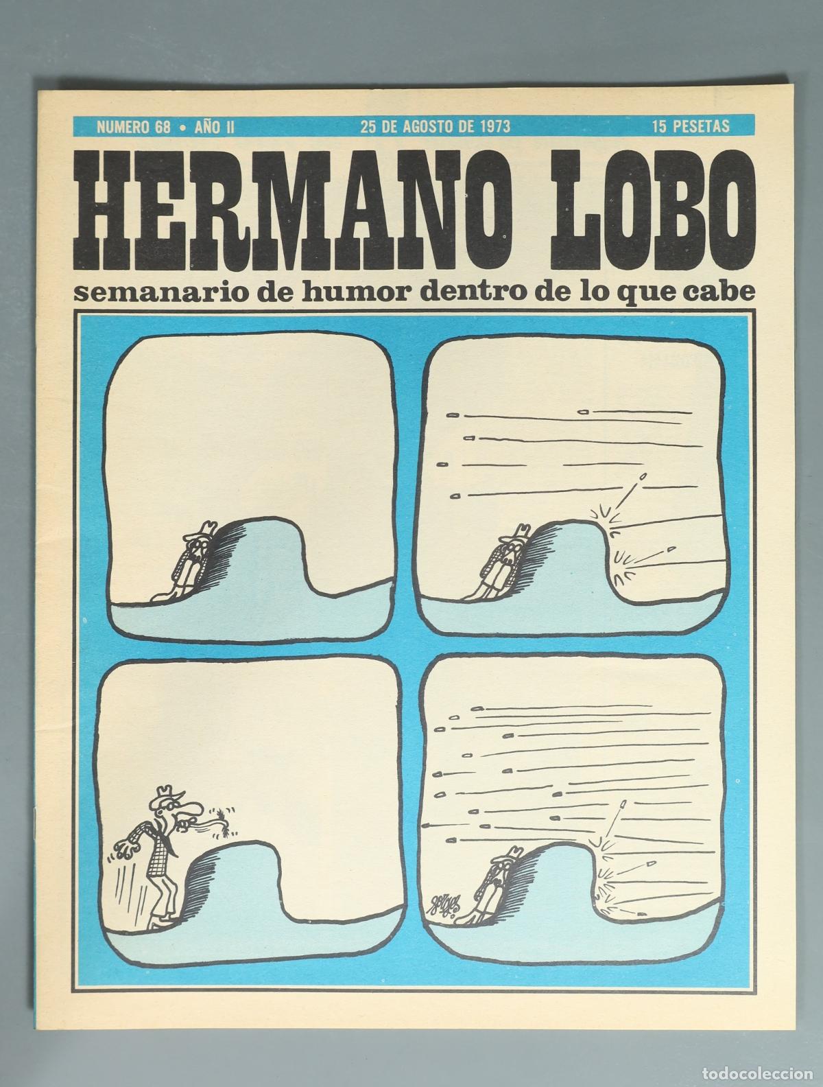 Coleccionismo de revistas y peri&oacute;dicos: REVISTA. Hermano Lobo - Semanario de humor dentro de lo que cabe 68