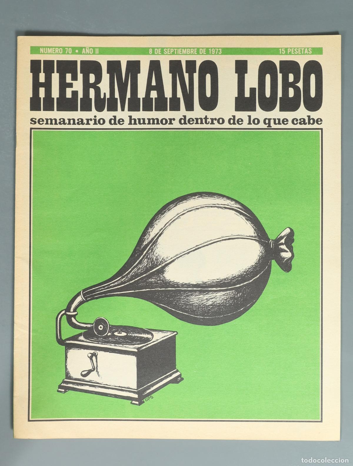 Coleccionismo de revistas y peri&oacute;dicos: REVISTA. Hermano Lobo - Semanario de humor dentro de lo que cabe 70