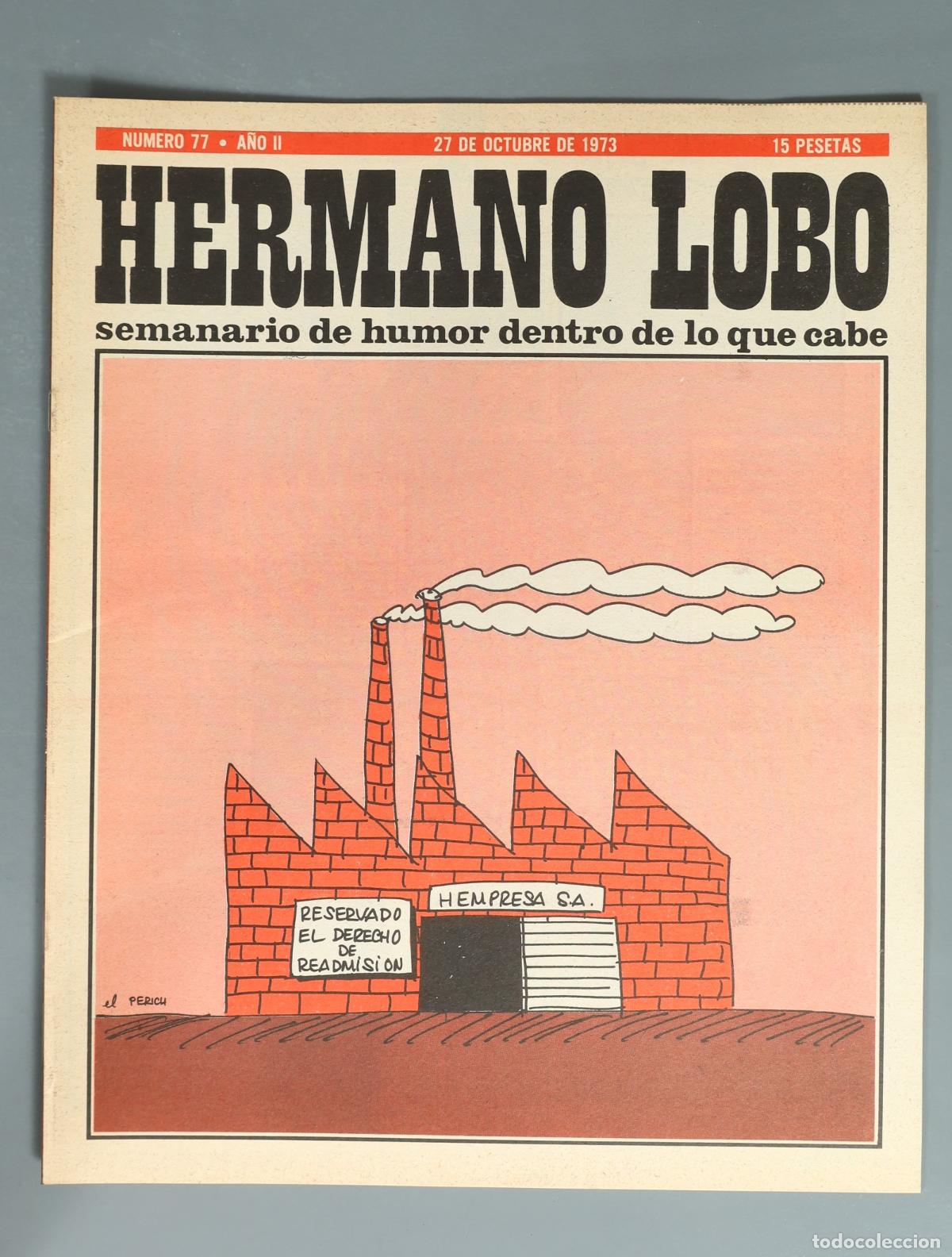 Coleccionismo de revistas y peri&oacute;dicos: REVISTA. Hermano Lobo 77