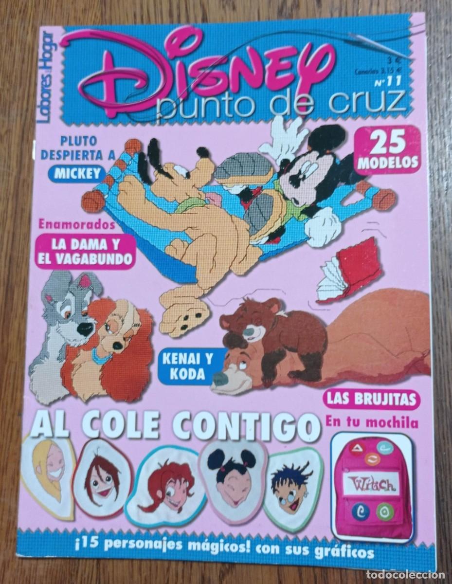 Coleccionismo de revistas y peri&oacute;dicos: DISNEY PUNTO DE CRUZ. N&ordm; 11 LABORES DEL HOGAR MICKEY, KENAI Y KODA, WITCH, LA DAMA Y EL VAGABUNDO
