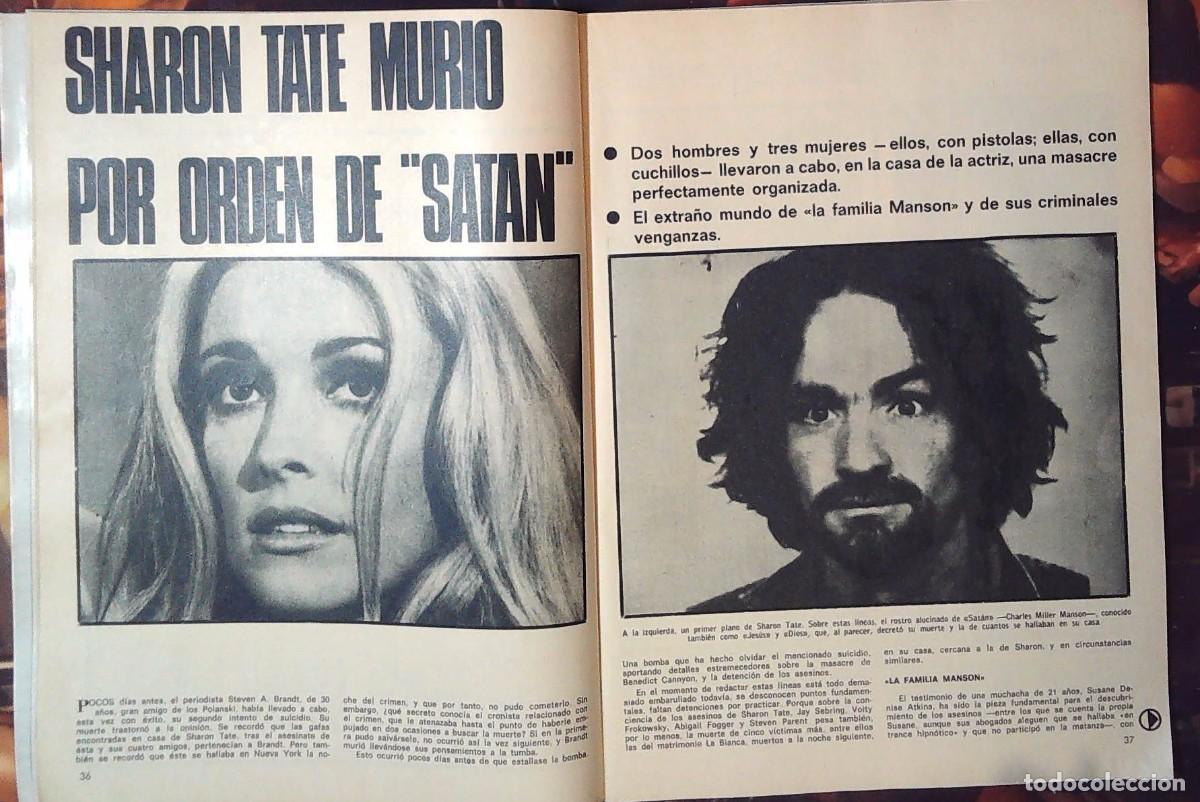 Coleccionismo de revistas y peri&oacute;dicos: SHARON TATE ROMAN POLANSKI charles manson