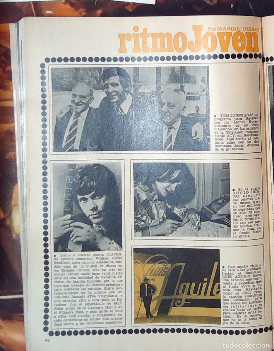 Coleccionismo de revistas y peri&oacute;dicos: rocio durcal oliver luis aguile tom jones