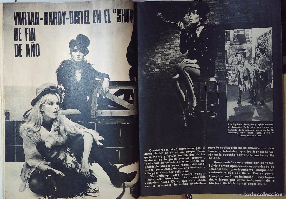 Coleccionismo de revistas y peri&oacute;dicos: sylvie vartan francoise hardy sacha distel liza minelli minnelli adamo
