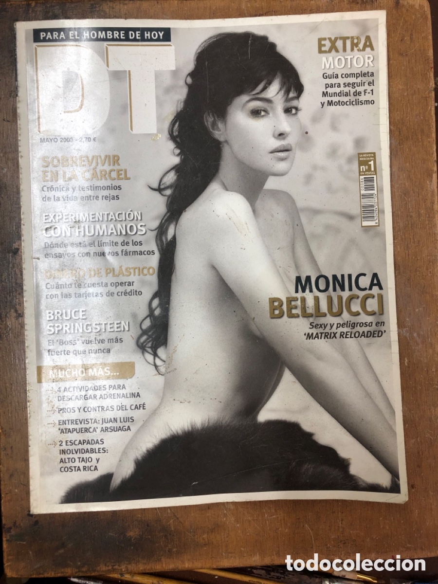 Coleccionismo de revistas y peri&oacute;dicos: DT REVISTA DOWN TOWN N&ordm; 86 - MAYO 2003 - MONICA BELLUCI -EXTRA MOTOR MUNDIAL F1 Y MOTOCICLISMO