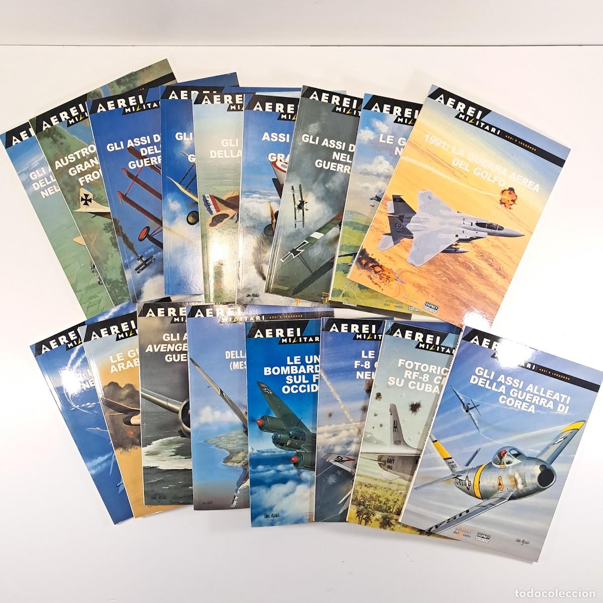 Coleccionismo de revistas y peri&oacute;dicos: Aerei Militari &ndash; Assi e Leggende, Edizioni del Prado / Osprey Aviation. Lotto di 38 fascicoli