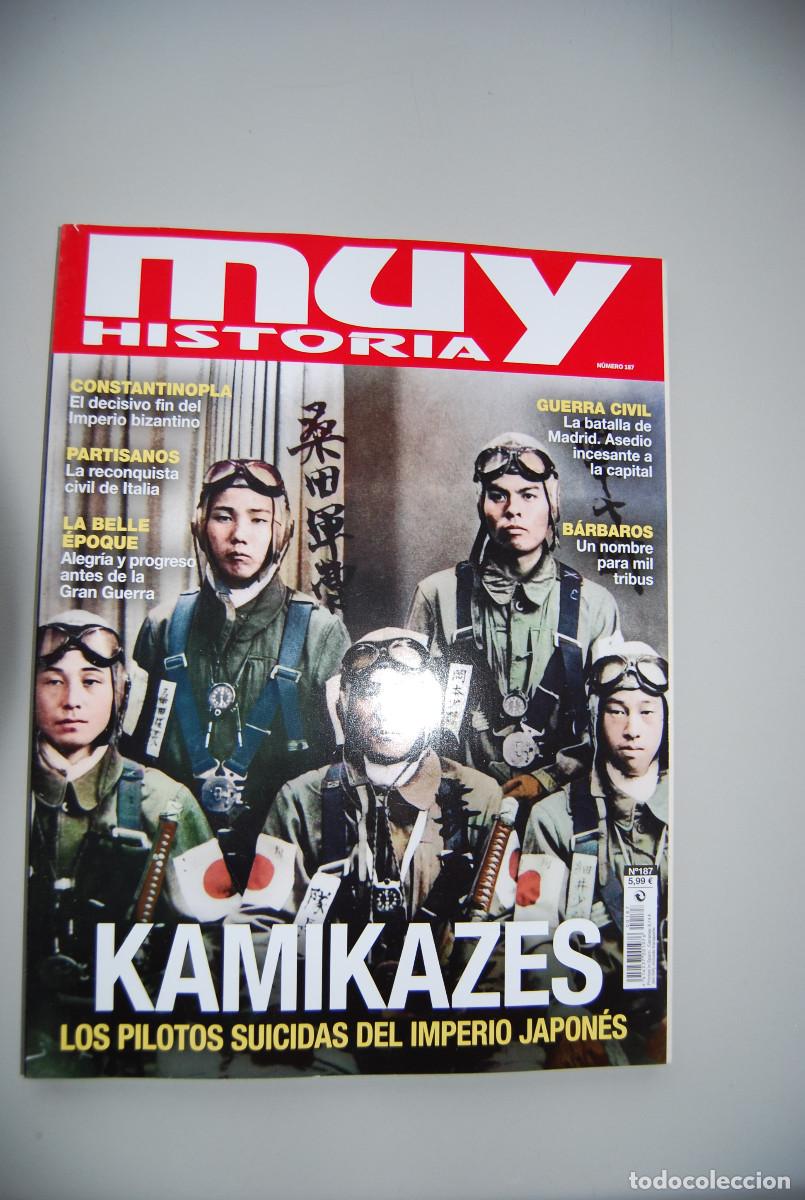 Colecionismo de Revistas e Jornais: MUY HISTORIA-NUMERO-187-2025 : KAMIKAZES, LOS PILOTOS SUICIDAS DEL EJERCITO JAPON&Eacute;S