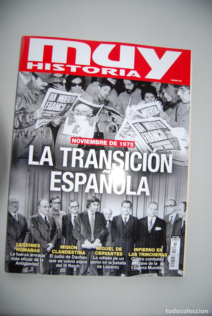 Coleccionismo de revistas y peri&oacute;dicos: MUY HISTORIA-NUMERO-189-2025 : LA TRANSICI&Oacute;N ESPA&Ntilde;OLA, NOVIEMBRE DE 1975-LEGIONES ROMANAS