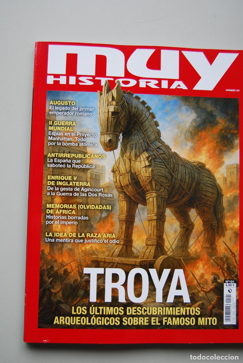 Coleccionismo de revistas y peri&oacute;dicos: MUY HISTORIA-NUMERO-191-2025 : TROYA, LOS &Uacute;LTIMOS DESCUBRIMIENTOS ARQUEOL&Oacute;GICOS