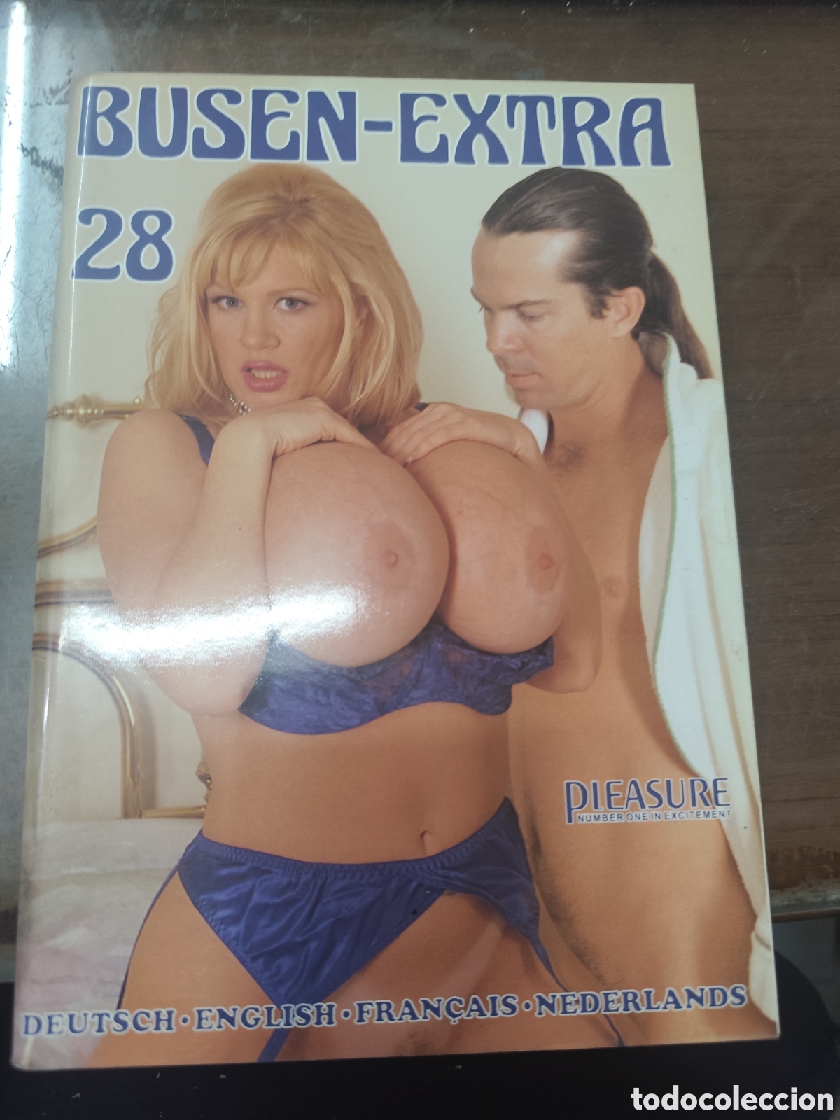 Coleccionismo de revistas y peri&oacute;dicos: Revista Erotica Porno Busen Extra n.28. incluye p&oacute;ster central. pechos grandes