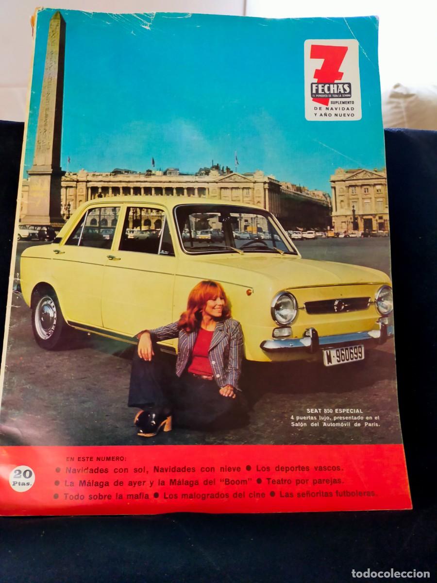Coleccionismo de revistas y peri&oacute;dicos: 7 FECHAS. EL PERI&Oacute;DICO DE TODA LA SEMANA. DICIEMBRE. VER FOTOS. 1971.