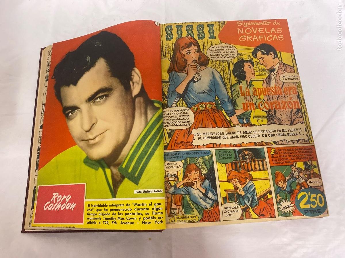 Coleccionismo de revistas y peri&oacute;dicos: TOMO l DE LA REVISTA JUVENIL SISSI. 1958.