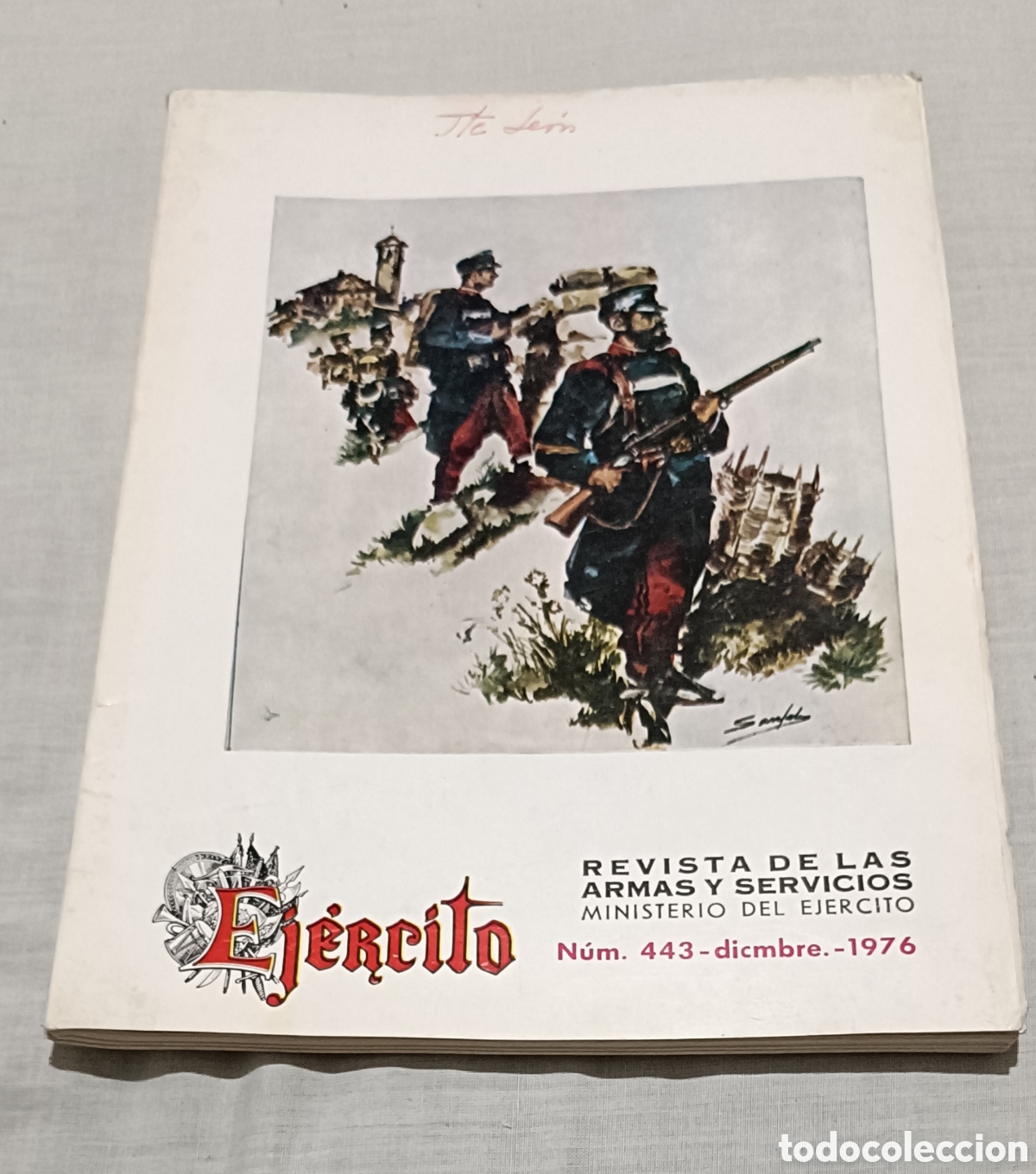 Coleccionismo de revistas y peri&oacute;dicos: Revista Ejercito N.443 Diciembre 1976 Militaria