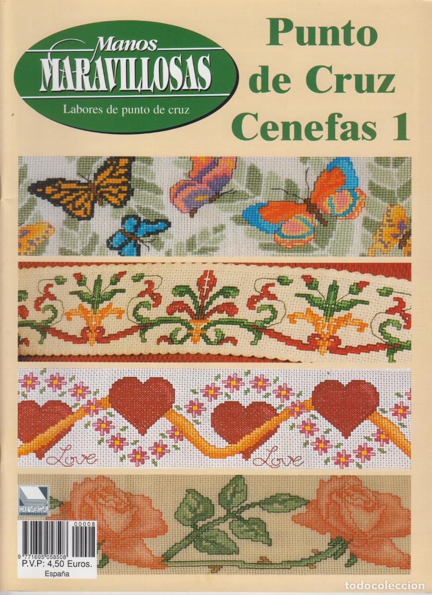 Coleccionismo de revistas y peri&oacute;dicos: MANOS MARAVILLOSAS - IPUNTO DE CRUZ - CENEFAS 1