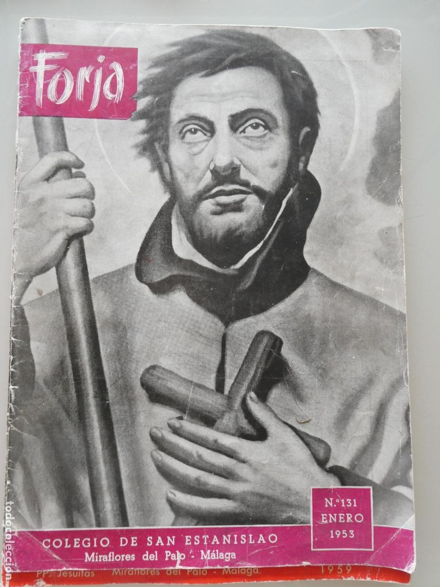 Coleccionismo de revistas y peri&oacute;dicos: REVISTA RELIGIOSA JESUITAS FORJA COLEGIO SAN ESTANISLAO KOSTKA MIRAFLORES PALO M&Aacute;LAGA 1953. 120GR
