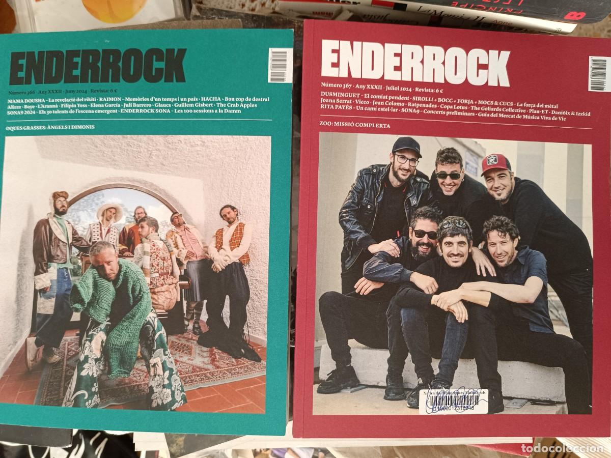 Coleccionismo de revistas y peri&oacute;dicos: LOTE DE 2 REVISTAS ENDERROCK. A&Ntilde;O 2024. ZOO Y OQUES GRASSES. COMO NUEVAS